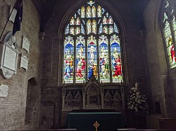 The East Window  St. Margaret and the Holy Rood