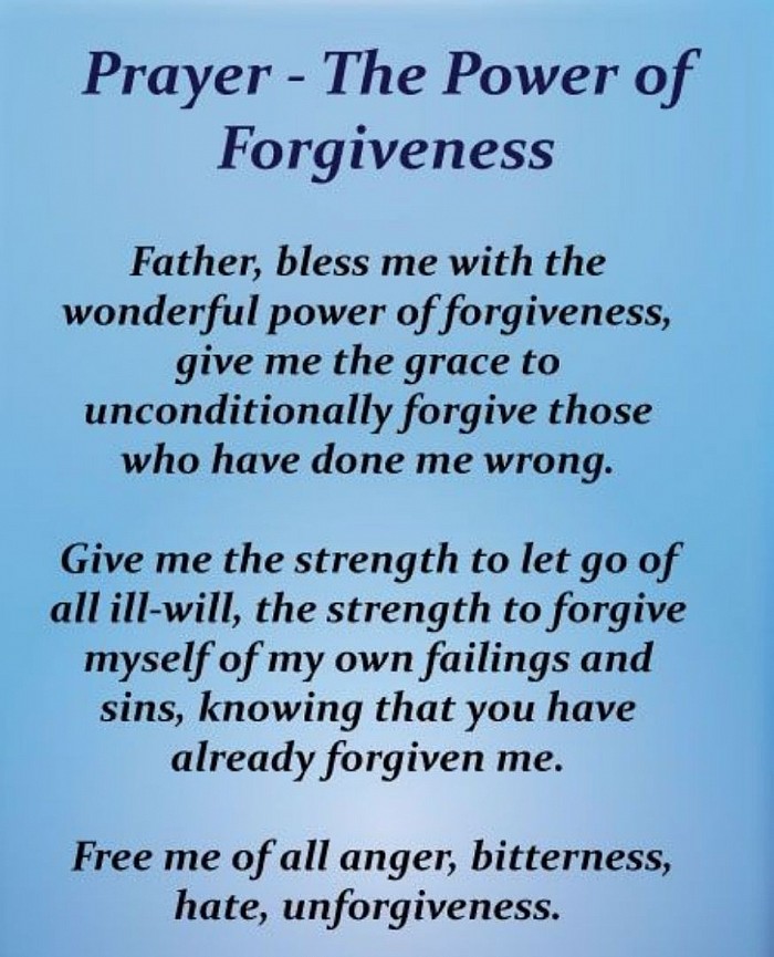 A Prayer For Forgiveness